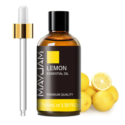 100ML Pure Plant Essential Oil Mint Bergamot Patchouli Citronella Lemongrass Chamomile Cedarwood For Reed Diffuser Humidifier
