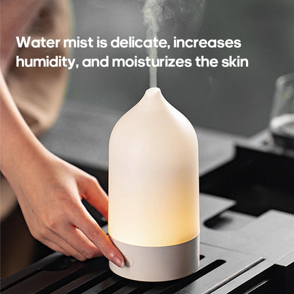 KINSCOTER New Aroma Diffuser 120ml Portable Silent Air Humidifier Colorful Night Light Essential Oil Diffuser for Room Home