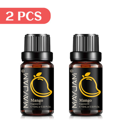 MAYJAM Fruit Essential Oil 10ml Cherry Banana Papaya Grape Litchi Guava Kiwifruit Pear Fig Fragrance Oil for Diffuser Candle