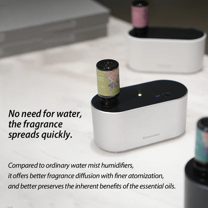 Electric Aromatherapy Diffuser Machines Waterless Aroma Diffusers Work with Essential Oils Bottles Emit Fragrances Perfect