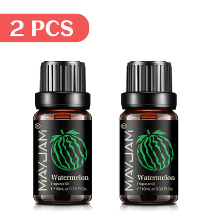 MAYJAM Fruit Essential Oil 10ml Cherry Banana Papaya Grape Litchi Guava Kiwifruit Pear Fig Fragrance Oil for Diffuser Candle