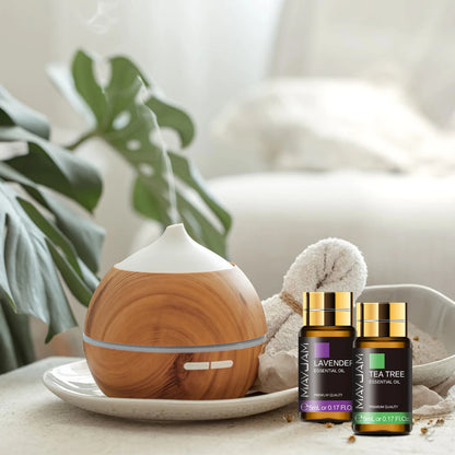 MAYJAM 35 Bottles Aromatherapy Essential Oil Gift Set Lavender Jasmine Eucalyptus Vanilla Peppermint Sandalwood Fragrance Oils