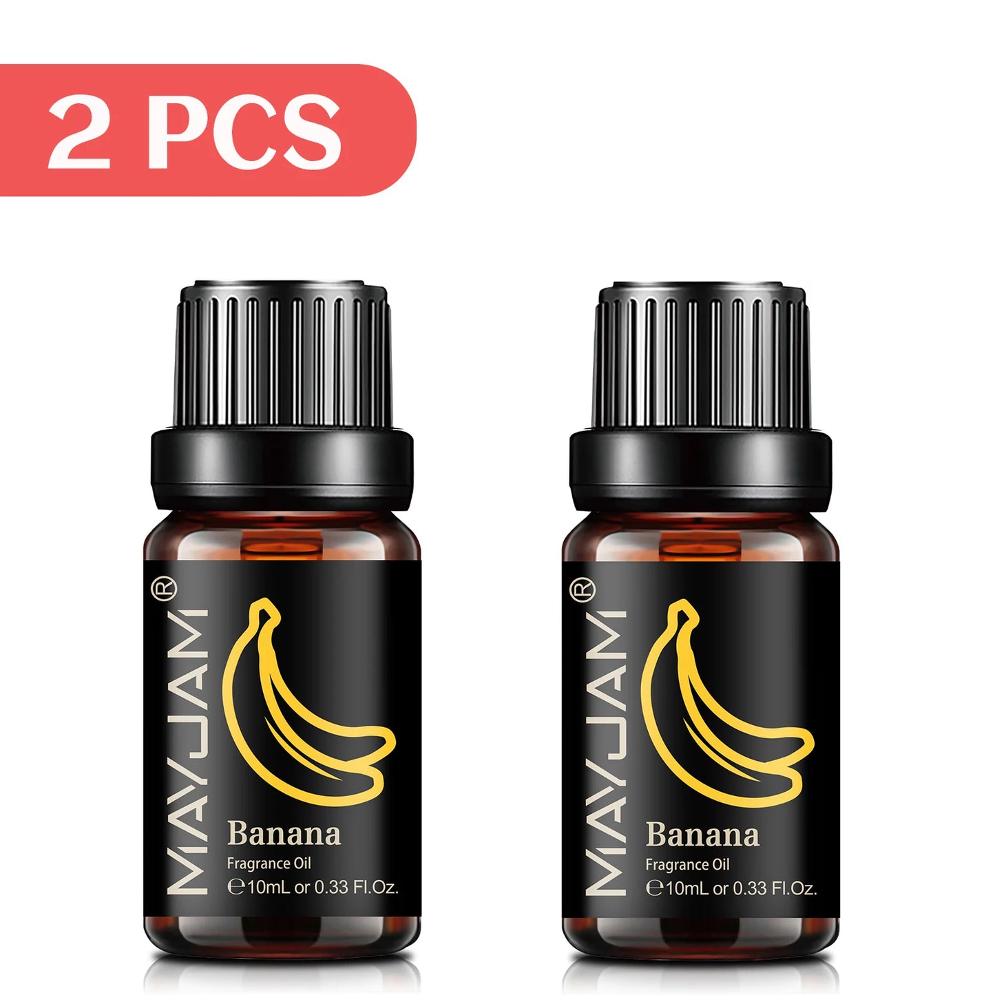 MAYJAM Fruit Essential Oil 10ml Cherry Banana Papaya Grape Litchi Guava Kiwifruit Pear Fig Fragrance Oil for Diffuser Candle