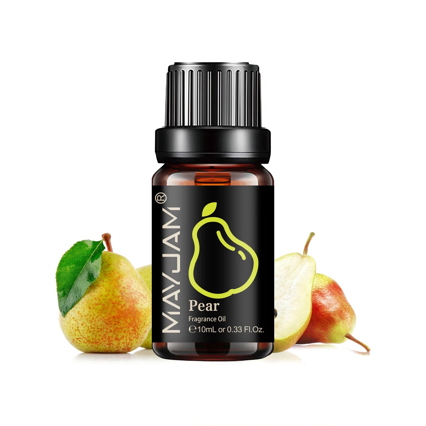 MAYJAM Fruit Essential Oil 10ml Cherry Banana Papaya Grape Litchi Guava Kiwifruit Pear Fig Fragrance Oil for Diffuser Candle