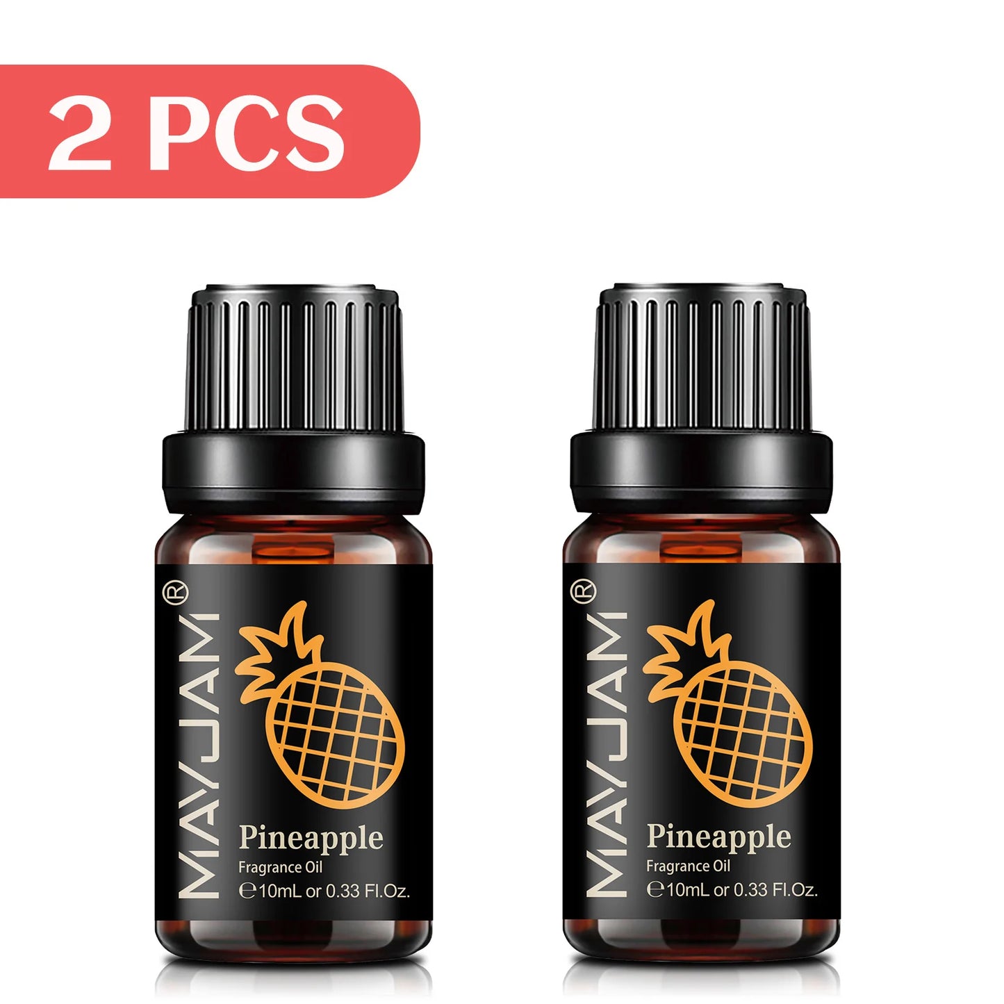MAYJAM Fruit Essential Oil 10ml Cherry Banana Papaya Grape Litchi Guava Kiwifruit Pear Fig Fragrance Oil for Diffuser Candle