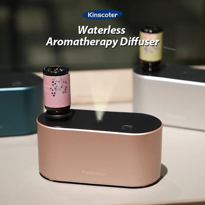 Electric Aromatherapy Diffuser Machines Waterless Aroma Diffusers Work with Essential Oils Bottles Emit Fragrances Perfect